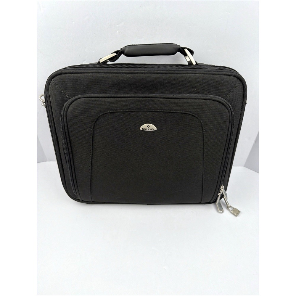 Samsonite Black Laptop Carrying Case Carry On‎ Bag With Shoulder Strap